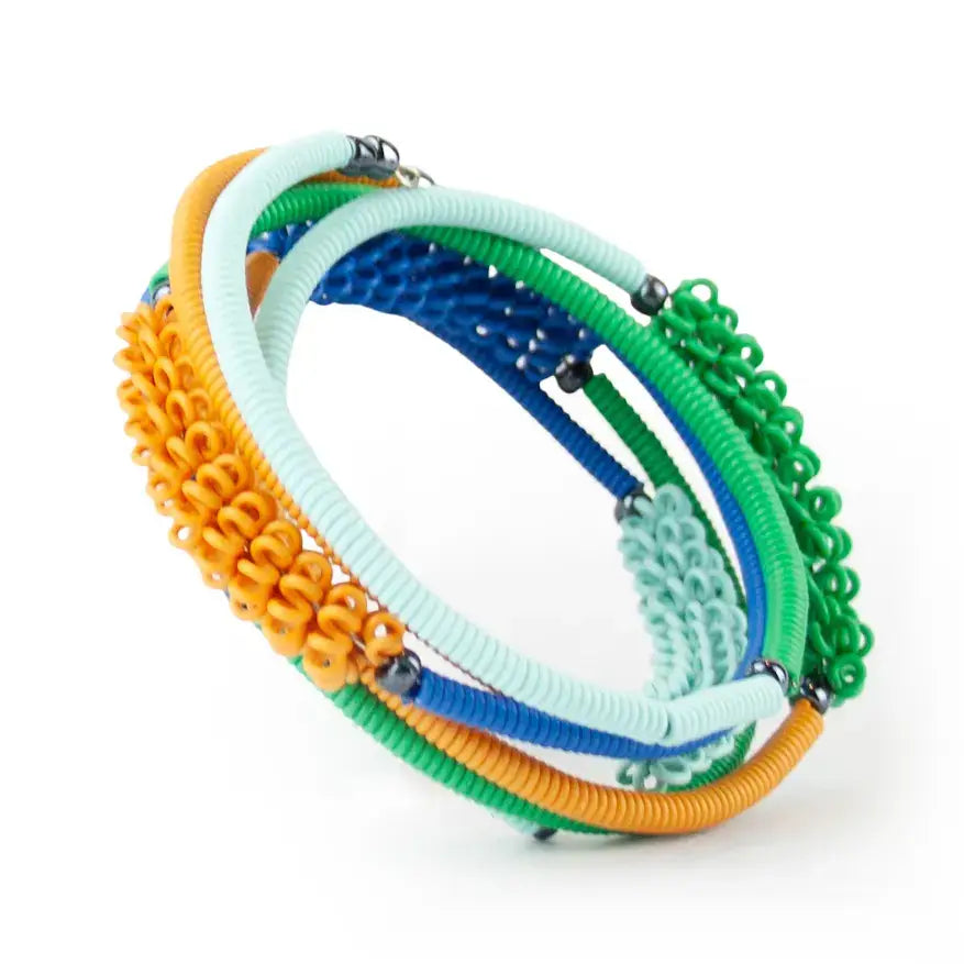 Bracelet - Telephone Wire - Handmade African jewelry