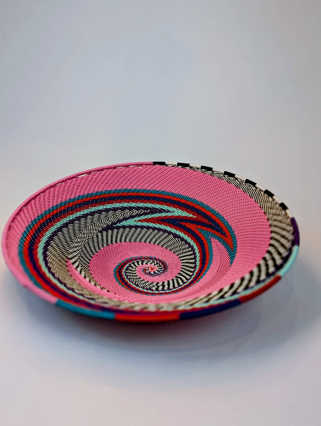 Handcrafted Basket - Telephone wire (Half Lampshade)