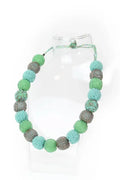 Contemporary beaded necklace -  handmade Ball 