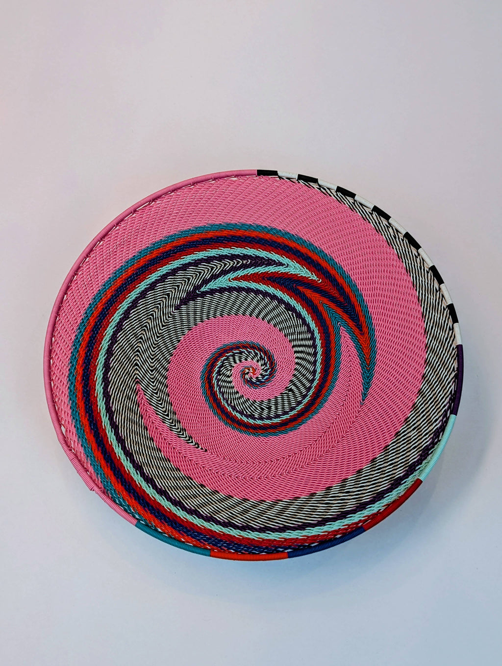 Handcrafted Basket - Telephone wire (Half Lampshade)