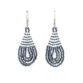 Handmade Beaded Earring - Teardrop - African Beads