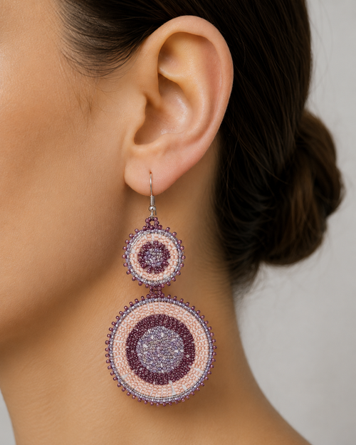 African Beaded earrings - Museum Gift Shop
