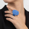 Handmade Beaded ring - Irregular - African beads