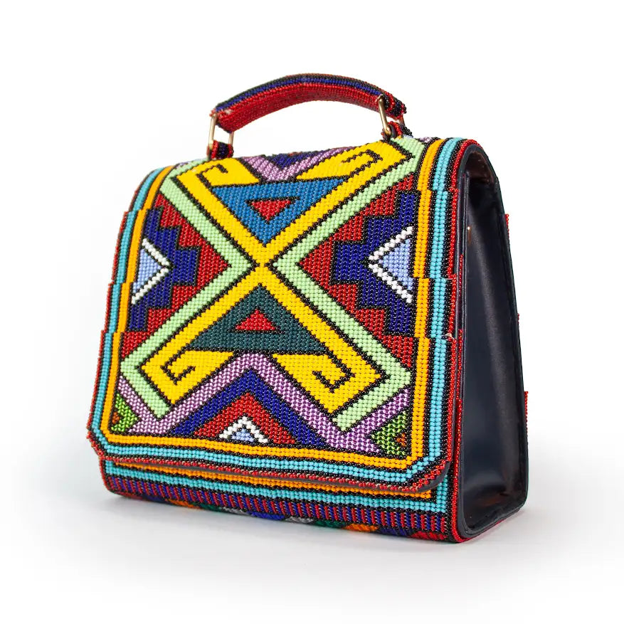 Fully Beaded Bag - handmade