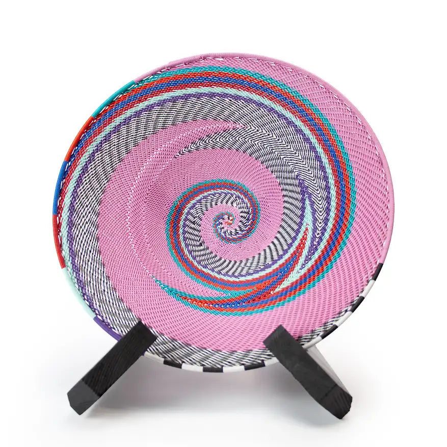 Handcrafted Basket - Telephone wire (Half Lampshade)